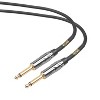 Clef Audio Labs 6.35mm TS to 6.35mm TS, Black Chrome Zinc Alloy Shell/PVC Jacket 6FT - 1PK - image 4 of 4