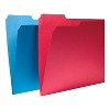 Staples Colored Top-Tab File Folders 3 Tab Assorted Colors Letter Size 24/PK TR285130/285130 - 3 of 4