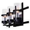 CWI Lighting Sierra 3 Light Wall Sconce With Black Finish - 3 of 4