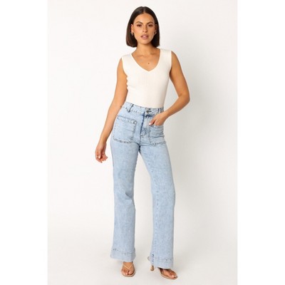 Petal and Pup Womens Nico Wide Leg Jean