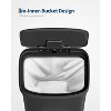 16 Gallon / 60 Liter Stainless Steel Trash Can,For Office, Bathroom, Dining Room - 4 of 4