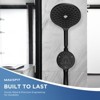 Itopfox Dual Handheld Shower Head Combo, 2-in-1 Rain Shower Heads System with 10 Modes High Pressure Hand Held Showerhead and Built-in Power Wash - 3 of 4