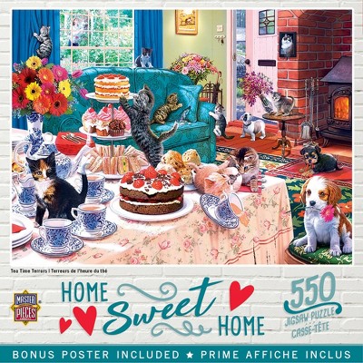 MasterPieces - Home Sweet Home - Tea Time Terrors 550 Piece Puzzle