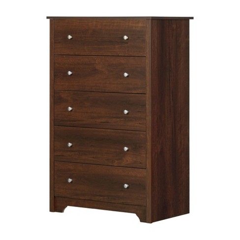 Pasadena 5 Drawer Dresser Cherry South Shore Target