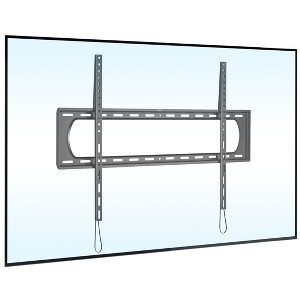 Mount-It! Heavy Duty XXL Fixed TV Wall Mount, Fits 60" to 120" Screens, 264 Lbs. Weight Capacity - 1 of 4