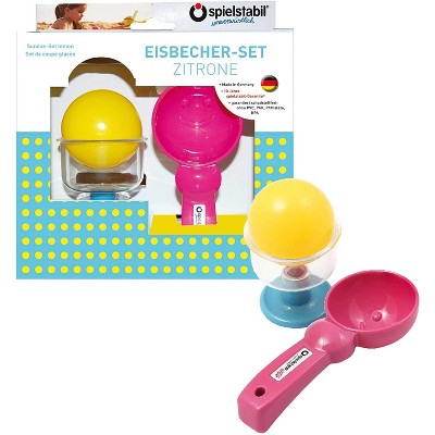 Spielstabil Lemon Sundae Toy Set for Use in The Sand or with Real Food (Made in Germany)