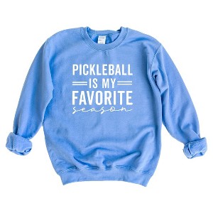 Simply Sage Market Women's Graphic Sweatshirt Pickleball Is My Favorite Season - 1 of 3