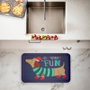 Stupell Industries Whimsical Oh What Fun Dog Printed Anti-Fatigue Floor Mat, design by Andrea Jasid Grassi, 30"x18" - 2 of 4