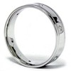 Pompeii3 Mens 14K Diamond Comfort Fit Wedding Ring Band New - 3 of 4