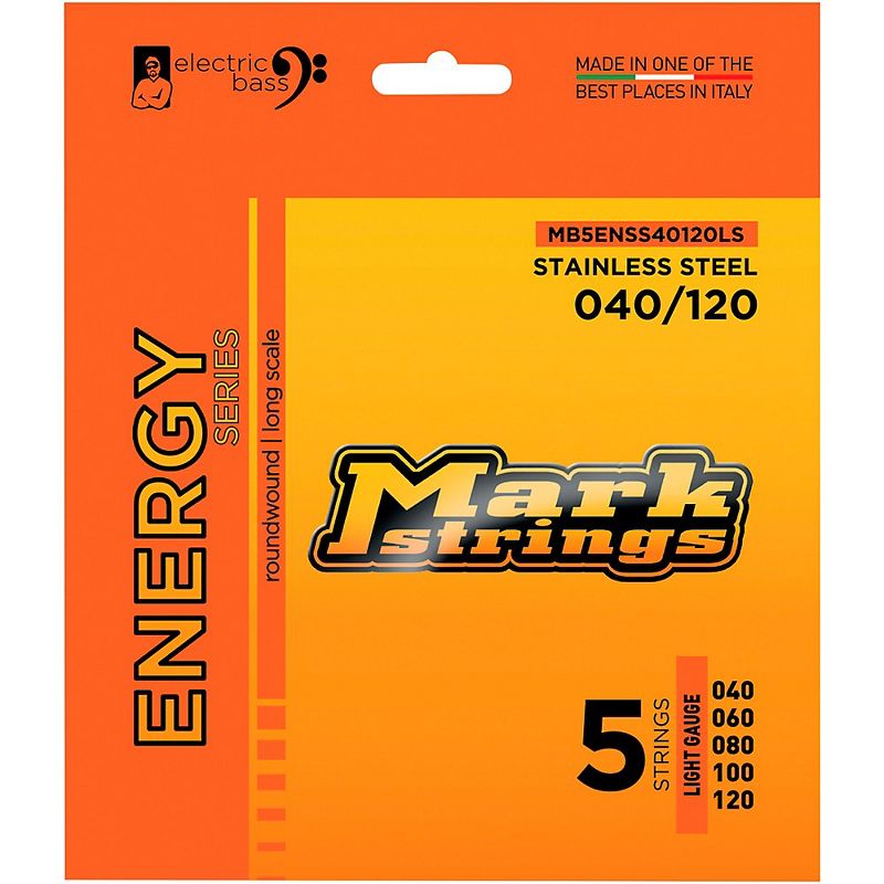 Markbass Energy Series Electric Bass Stainless Steel Strings, 1 of 2