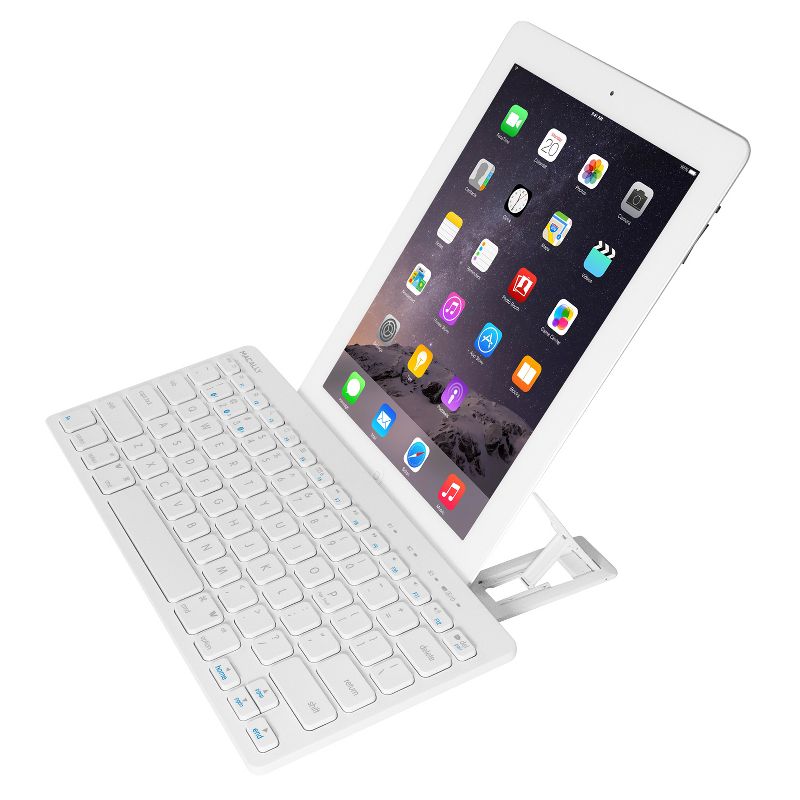 Macally Compact Mac Wireless Bluetooth Keyboard Built-In Kick Stand, 5 of 14
