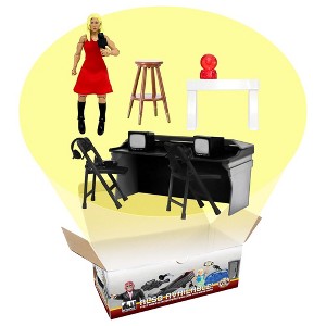 Deluxe Female Announcer & Accessory Kit for WWE & AEW Wrestling Action Figures - 1 of 2