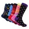 Mio Marino - Men's Bold Designer Dress Socks 6 Pack - 3 of 4