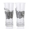 Royal Selangor Hand Finished Game of Thrones Collection Pewter Ice & Fire Pilsner Pair Gift - 2 of 4