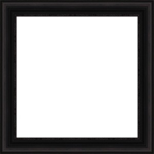 Amanti Art Parlor Black Framed Magnetic Dry Erase Board - 1 of 4