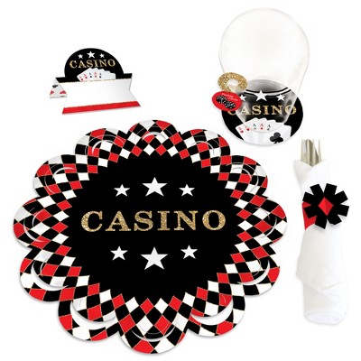 Big Dot of Happiness Las Vegas - Casino Party Supplies Decoration Kit -  Decor Galore Party Pack - 51 Pieces 