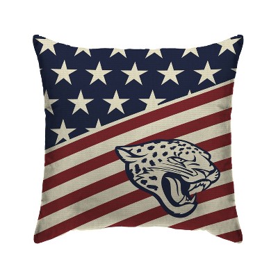 NFL Jacksonville Jaguars Americana Decorative Throw Pillow