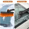 iMountek"3-in-1 Extendable Windshield Ice Scraper, Snow Broom & Shovel for Car Frost and Snow Removal" BlackOrange&Blue - 4 of 4