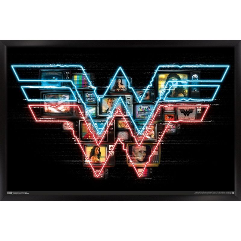 Trends International DC Comics Movie - Wonder Woman 1984 - Logo Framed Wall Poster Prints, 1 of 7