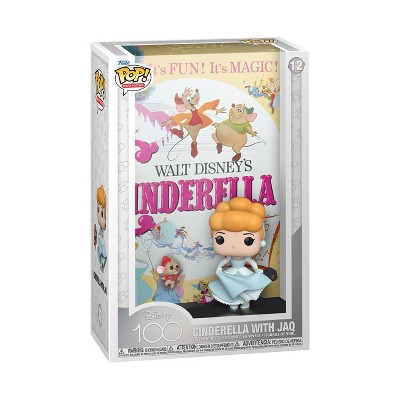 Funko Pop! Movie Poster: Disney 100 - Cinderella With Jaq : Target