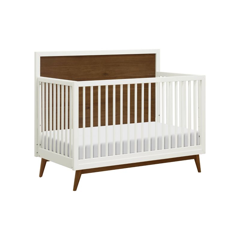 Babyletto Palma Mid-Century 4-in-1 Convertible Crib with Toddler Bed Conversion, 1 of 11