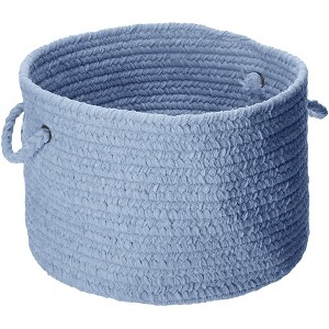Colonial Mills Spring Meadow Utility Basket, 14 by 10-Inch, Petal Blue - 1 of 4