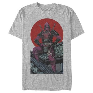 Men's Marvel Deadpool Samurai Warrior T-Shirt - 1 of 4