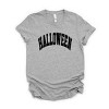 Simply Sage Market Varsity Halloween Short Sleeve Tee - XS - Heather Grey - 2 of 4