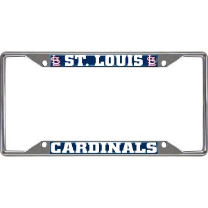 MLB St. Louis Cardinals Stainless Steel License Plate Frame - 1 of 3
