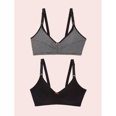 Leading Lady The Uma - Cotton Wirefree Nursing Bra 2-Pack