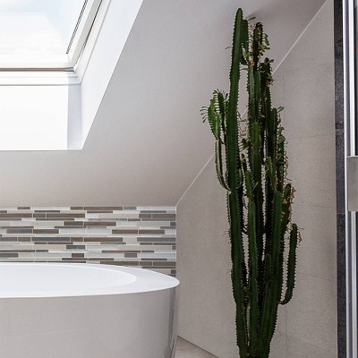 Milano Argento Peel and Stick 3D Backsplash Tiles