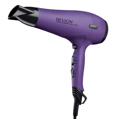 purple hair dryer