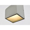 Elegant Lighting Raine Integrated LED wall sconce in silver - 4 of 4