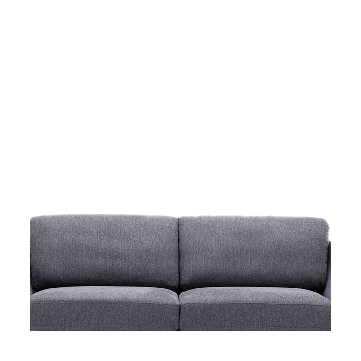 80" Yuina Sofa Gray Linen - Acme Furniture: Chrome Metal Legs, Pocket Coil Seat, Wood Frame - thumbnail 3