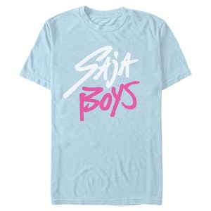 Mens KPop Demon Hunters Saja Boys Logo T Shirt - 1 of 4