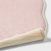 Scalloped Machine Washable Cushion Foam Bath Rug - Room Essentials™ - 4 of 4
