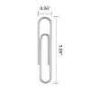 Staples Smooth Paper Clips Silver 100/Box 10 Boxes/Pack (A7026607/72377) ST72377/A70266 - 3 of 4