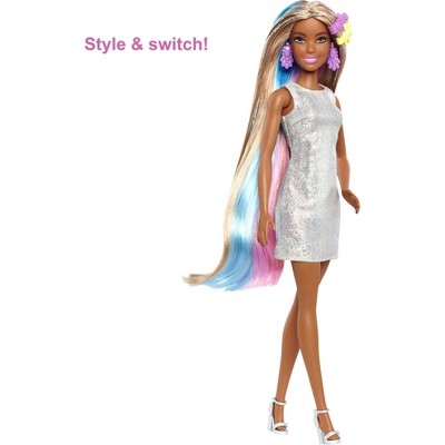 Barbie Fantasy Hair Doll with Mermaid and Unicorn Accessories