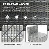 7-Piece Wicker Patio Sofa Set, Outdoor Sectional Couches with Coffee Table and Cushions for Garden and Porch - 4 of 4