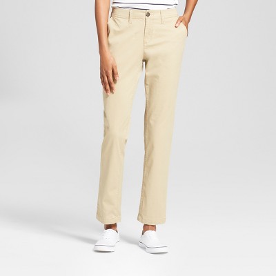 women's slim chino pants