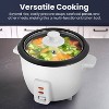 Elite Cuisine 6 Cup Non-Stick Rice Cooker with Steam Tray - 4 of 4