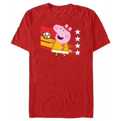 Men's Peppa Pig Spain Soccer T-Shirt