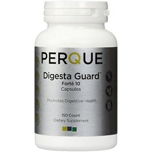 PERQUE Digesta Guard Forté 10™ Probiotic Supplement – 7.5 Billion CFU – Supports Digestive Balance, Immune Health & Gut Microbiome – 60 Capsules - 1 of 1
