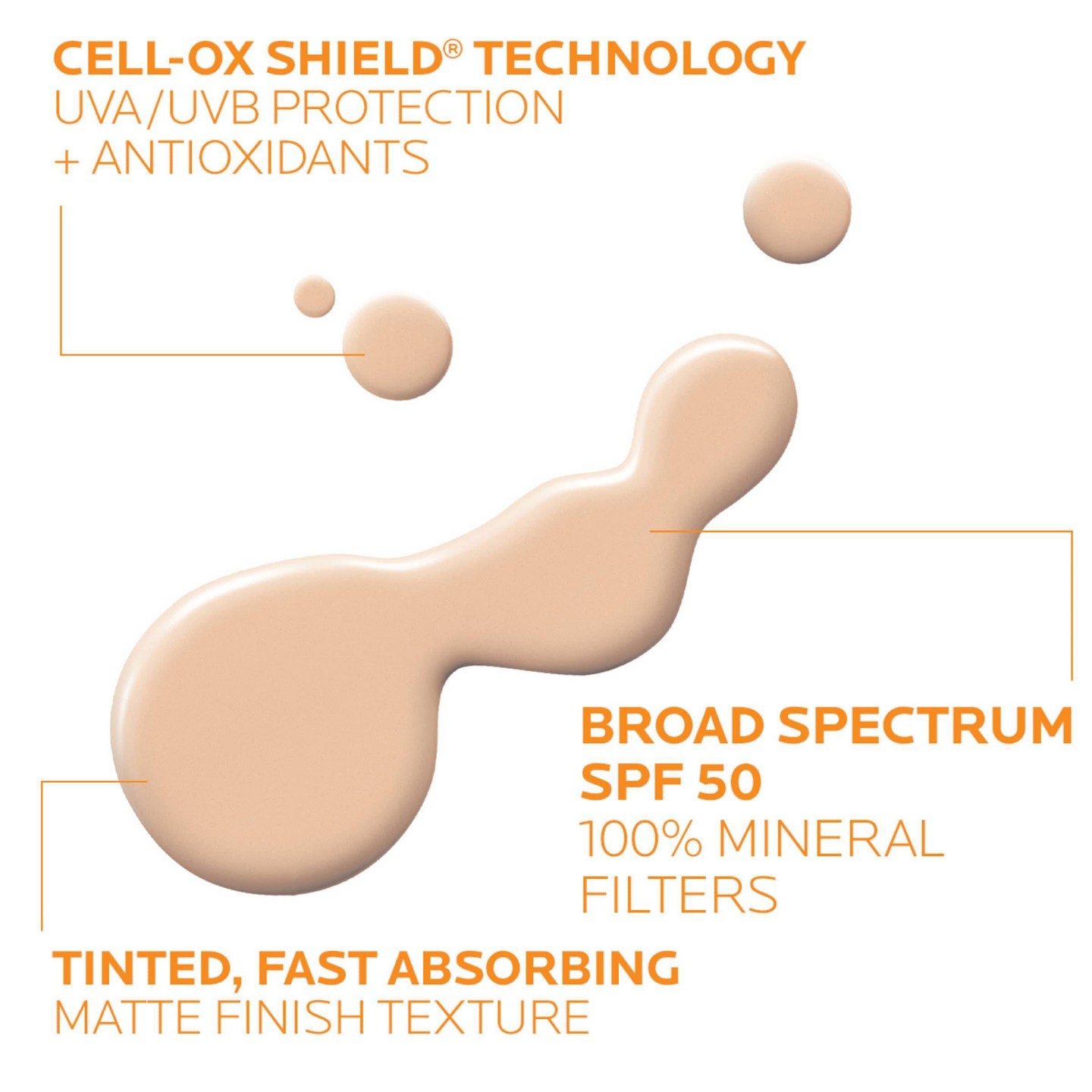 Тонированный минеральный флюид La Roche Posay Anthelios SPF 50, дорожный формат, 1.7 fl oz — фото 3
