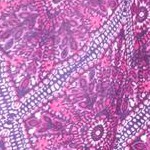 berry pink batik geo