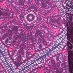 berry pink batik geo
