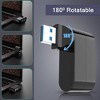 Evo Bytes 90°/180° Degree Rotatable USB Splitter With 3 USB Ports - 3 of 4