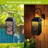 Briarwood Lane Everyday Lantern 12" x 6" x 6" American Barn Star Solar Lantern - 3 of 4