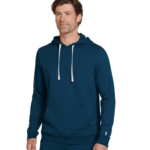 Jockey Men s Cotton Blend Fleece Hoodie S Blue Monday