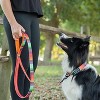 Leashboss Patterned Reflective Dog Collar - Orange Blanket, Small - 4 of 4